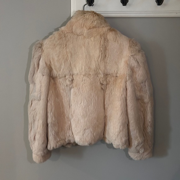 Vintage Genuine Rabbit Fur Coat - Picture 3 of 6
